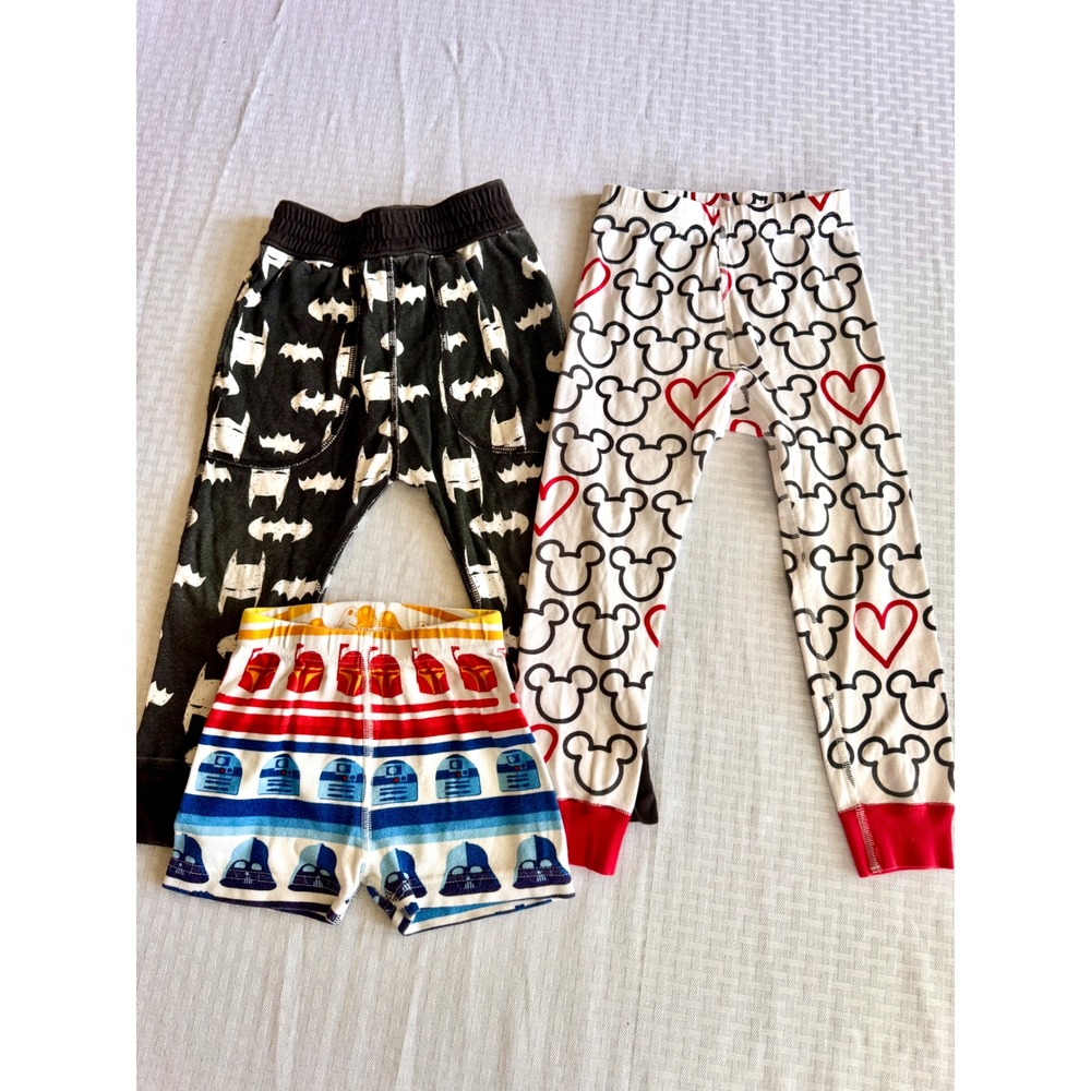 Hanna Andersson Disney Star Wars Batman Pajamas Set 3pc Organic Cotton Sz 4 100